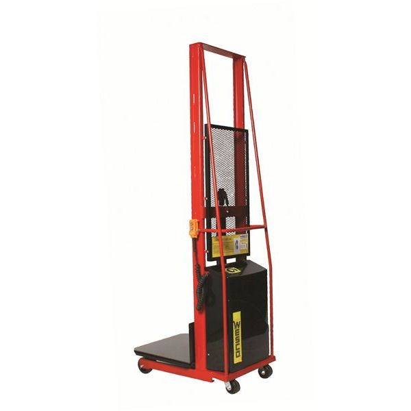 Powered Stacker | 32" x 30" Platform | 1000 lb Capacity | Fixed Base | Wesco Industrial Products 261027