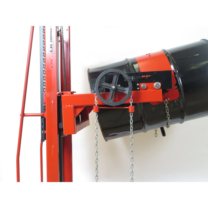 Wesco Manual Drum Rotator DRA‑55‑1K – 800 lb Capacity, Manual Gear Tilt