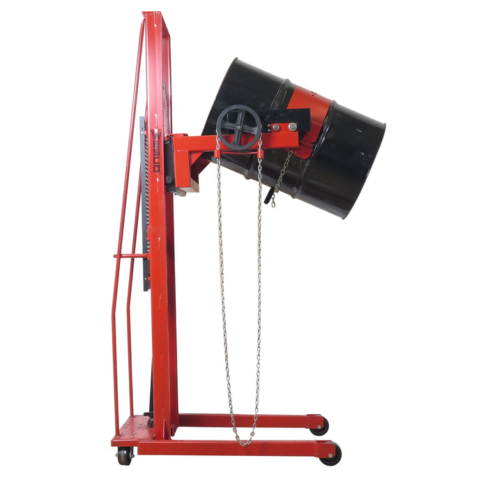 Wesco Manual Drum Rotator DRA‑55‑1K – 800 lb Capacity, Manual Gear Tilt