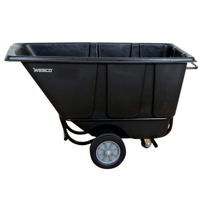Wesco Forklift Tilt Cart ½ cu yd (Model 1/2 FL850B) – 850 lb Capacity, Polyethylene Bin