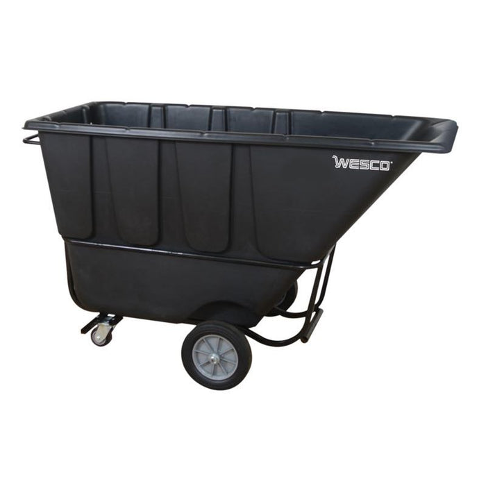 Wesco 272585 1 cu yd Fork‑Liftable Tilt Cart – 1,250 lb Capacity