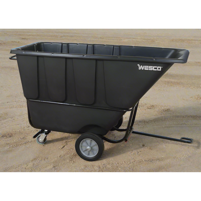 Wesco 272585 1 cu yd Fork‑Liftable Tilt Cart – 1,250 lb Capacity