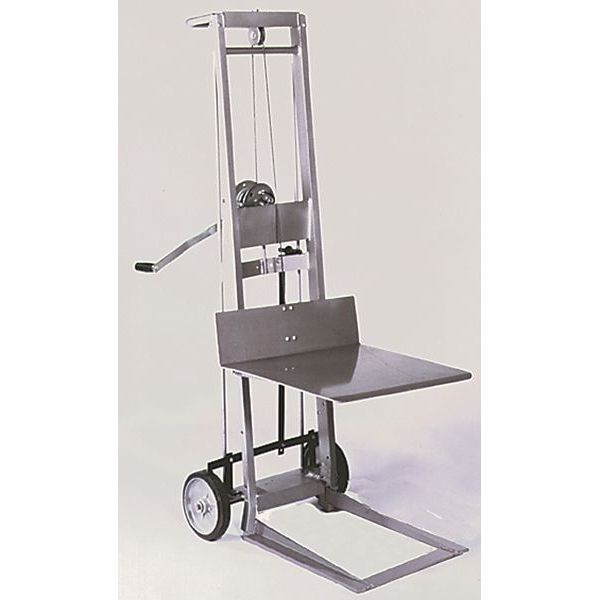 Wesco 260025 Winch Pedalift – 400 lb Capacity, 40″ Lift, Aluminum Frame