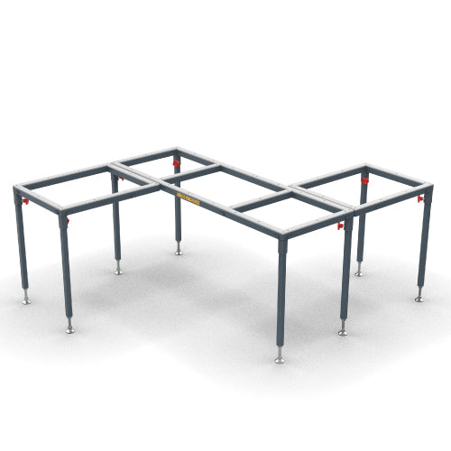 Abaco Flexible Work Table – Adjustable Stone Slab Support & Workbench (AFWT8328 / AFWT8328-4W)