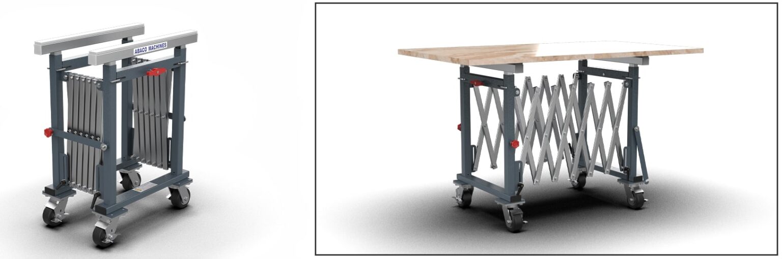 Abaco QLI Foldable Table – Adjustable Stone Slab Support & Fabrication Table (AQFT7923)