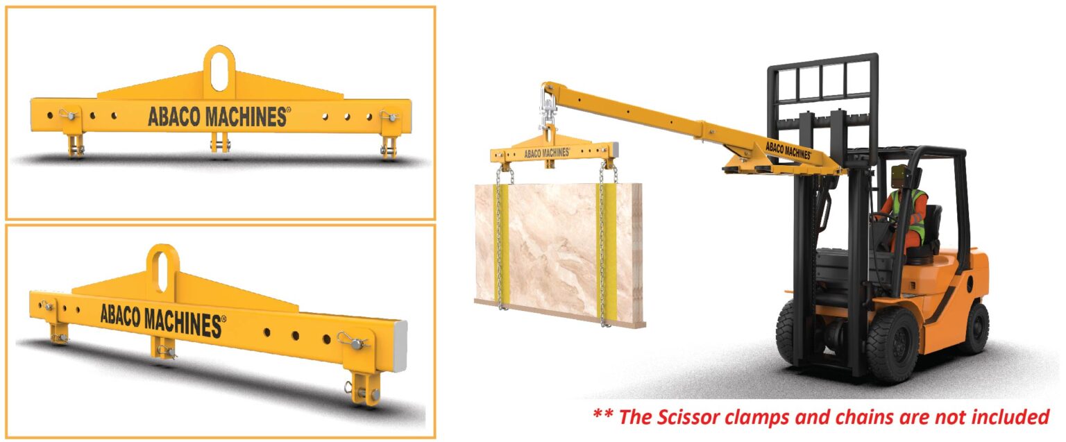 Abaco ASB056M4 Spreader Bar M4 – Adjustable Lifting Beam for Heavy Stone Slab Handling