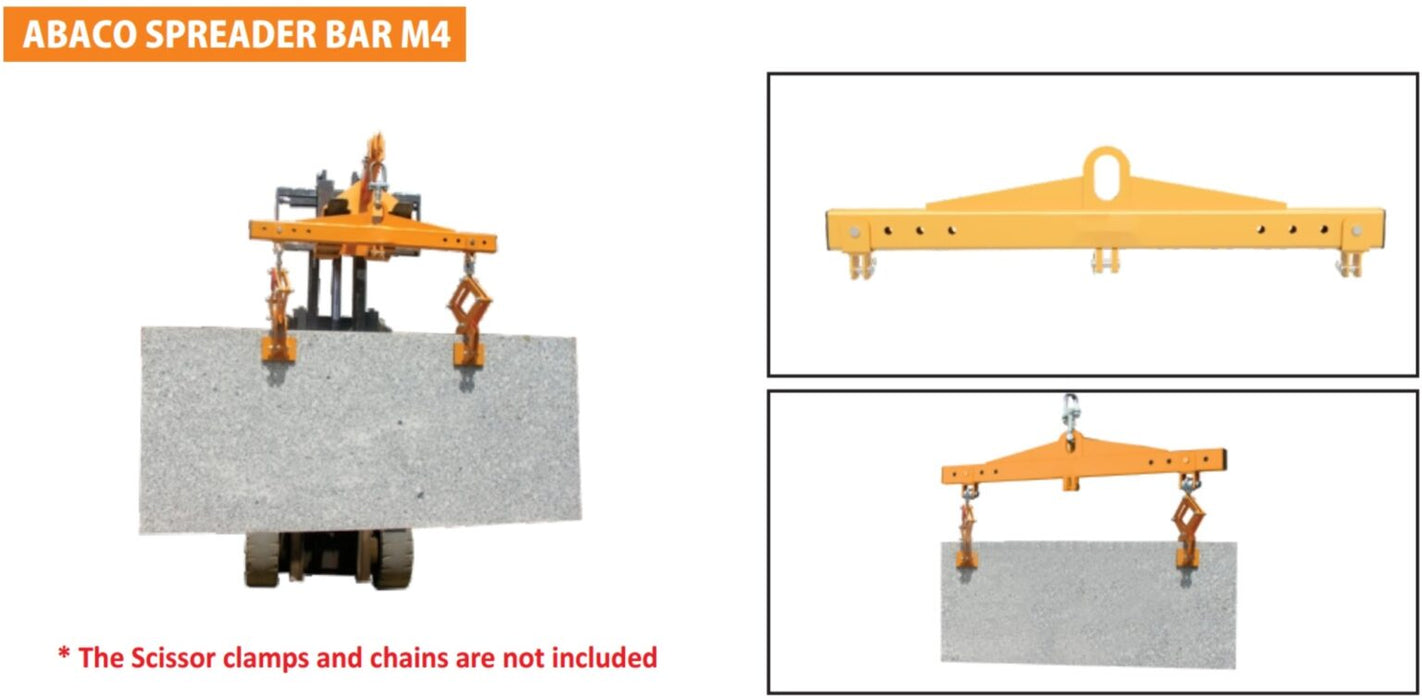 Abaco ASB056M4 Spreader Bar M4 – Adjustable Lifting Beam for Heavy Stone Slab Handling