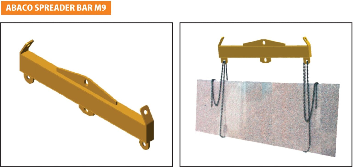 Abaco ASB84M9 Spreader Bar – Forklift Stone Slab Lifting Tool