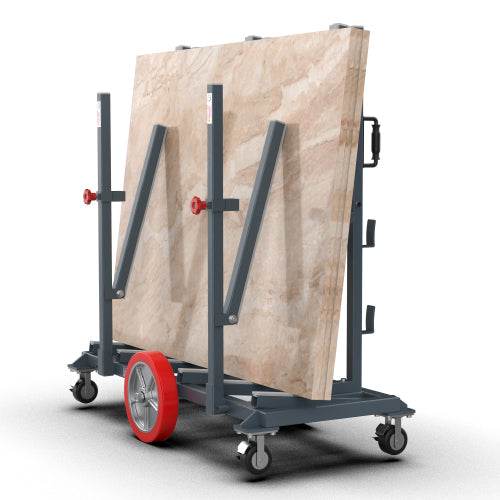 Abaco Universal Slab Buggy – High-Capacity Stone & Panel Transport Trolley (USB6WM / USB6WL)