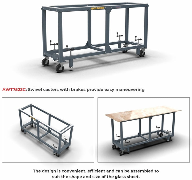 Abaco AWT7523 Heavy-Duty Stone Fabrication Working Table