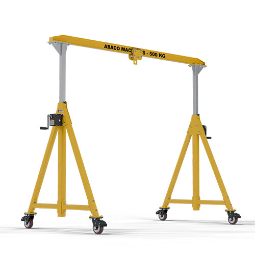 Abaco Easy Adjustable Crane – AEAC500/AEAC1000 Mobile Gantry, Adjustable Height