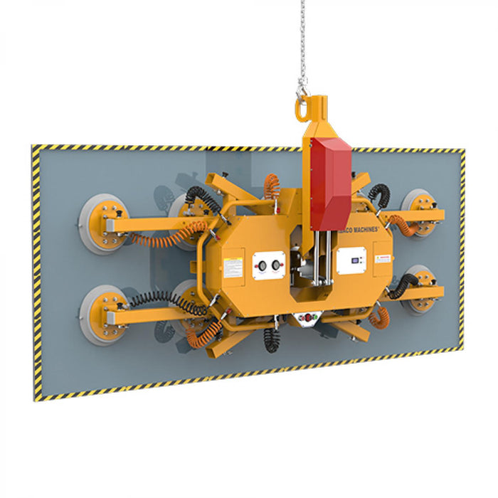 Abaco DVL500 Vacuum Lifter – 360° Rotation & 90° Tilt, 12V Battery