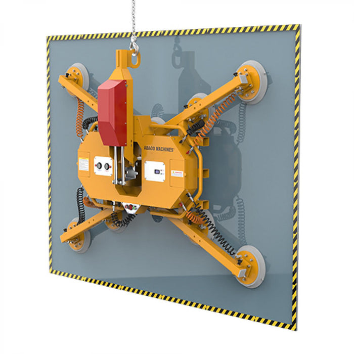 Abaco DVL500 Vacuum Lifter – 360° Rotation & 90° Tilt, 12V Battery