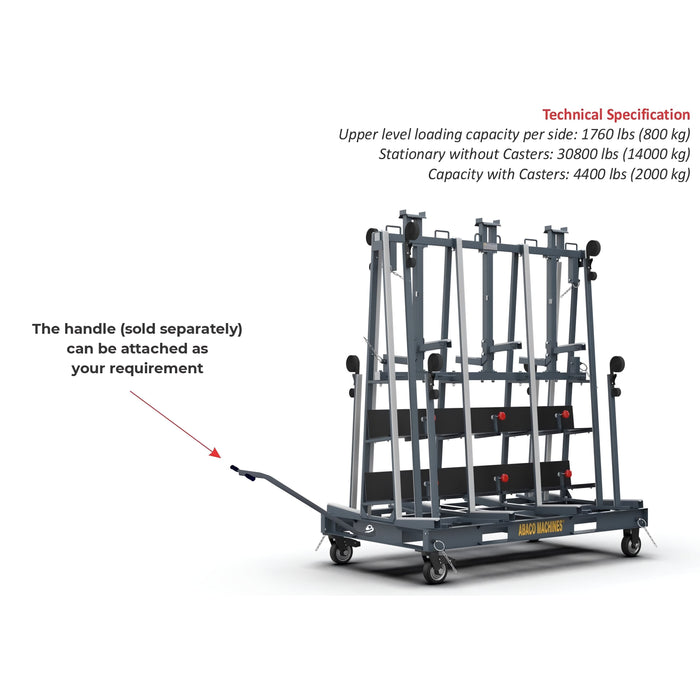 Abaco Bi-Level A-Frame – OSA7267-2T-M2 (2000 kg Rolling & 14,000 kg Stationary Capacity)