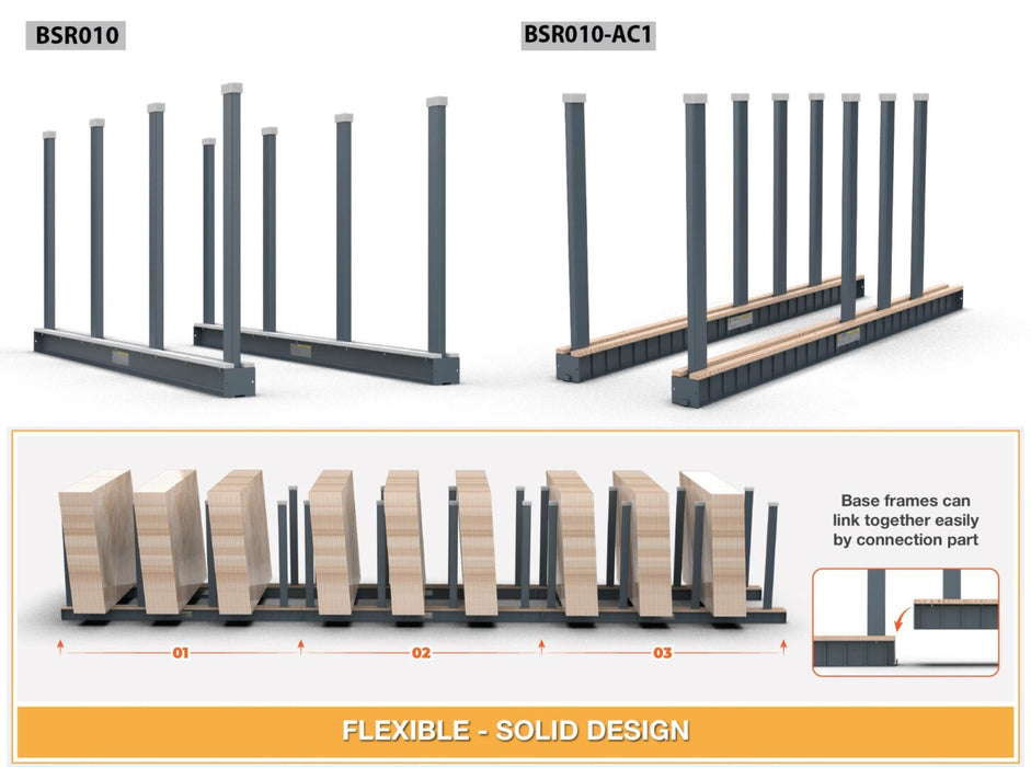 Abaco Bundle Slab Rack BSR010 – Heavy-Duty Stone Slab Storage Rack (10,000 kg Capacity)