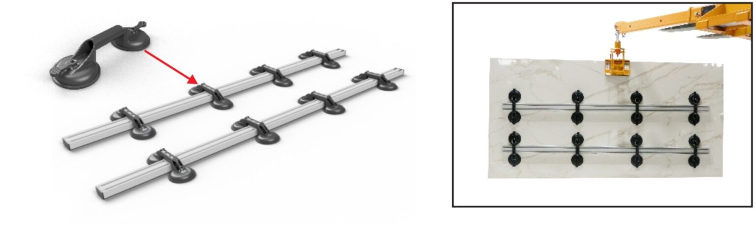 Abaco ACS83 Countertop Slab Saver – Protective Suction Support for Stone Slabs