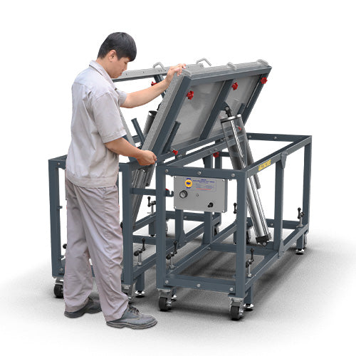 Abaco Dual Polished Flip Table (APFT7422) – Lift & Tilt Stone Work Table