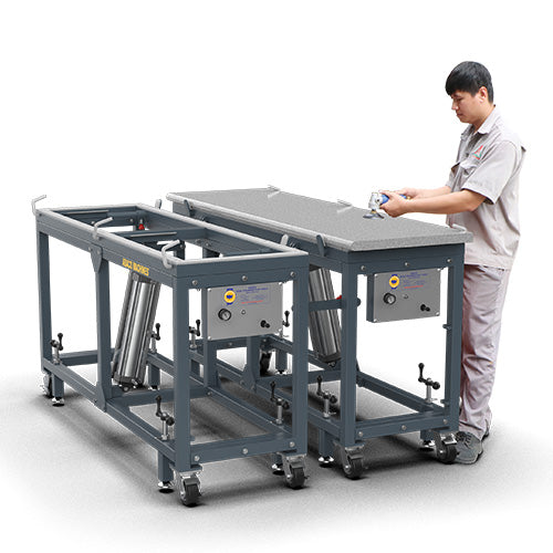 Abaco Dual Polished Flip Table (APFT7422) – Lift & Tilt Stone Work Table