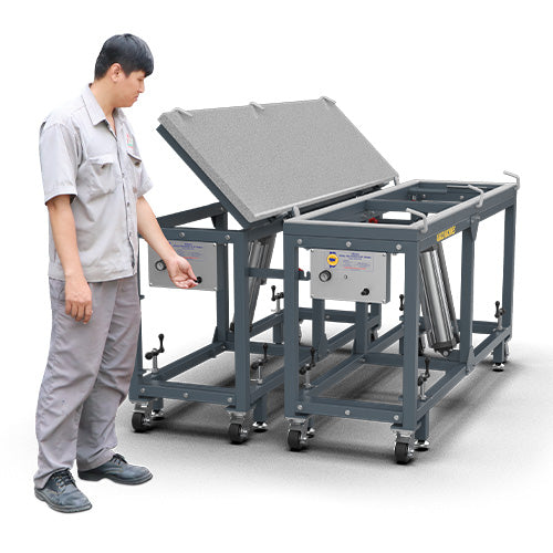 Abaco Dual Polished Flip Table (APFT7422) – Lift & Tilt Stone Work Table