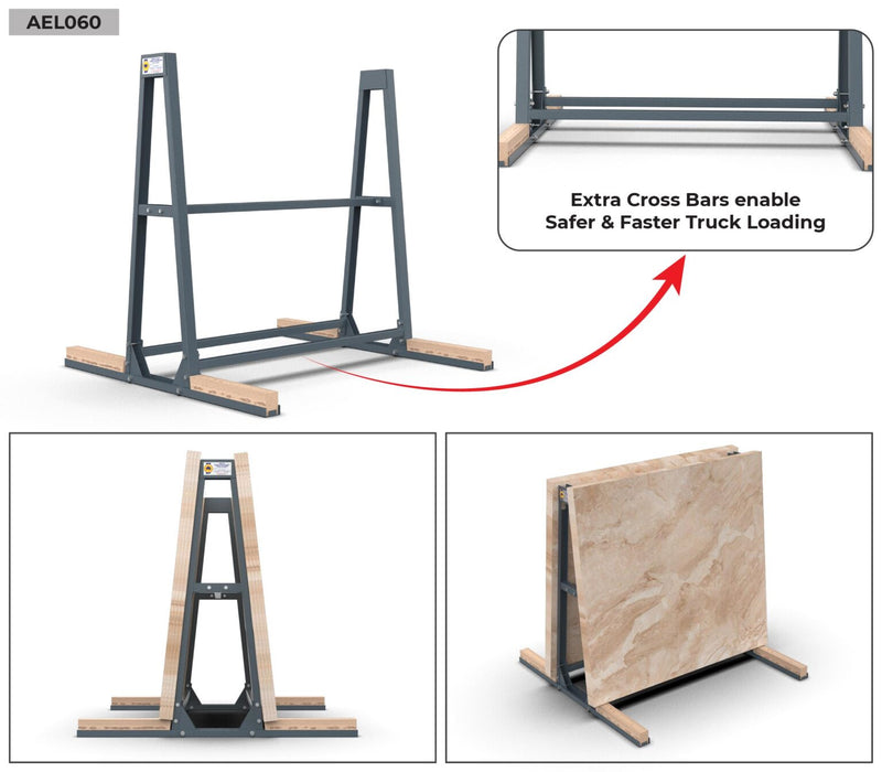 Abaco Easy Load A-Frame 060 – AEL060 Stone Slab Storage & Transport Frame