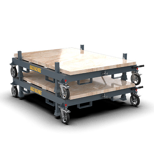 Abaco Flat Stacking Cart AFSC060 – Stackable Slab Cart