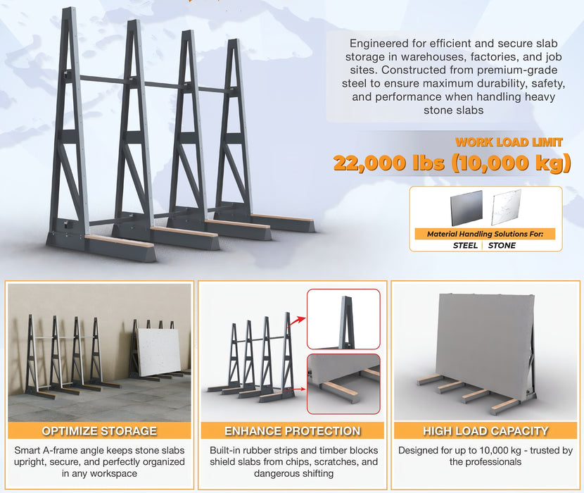 Abaco Heavy Duty Single Side A-Frame – AHSSA100