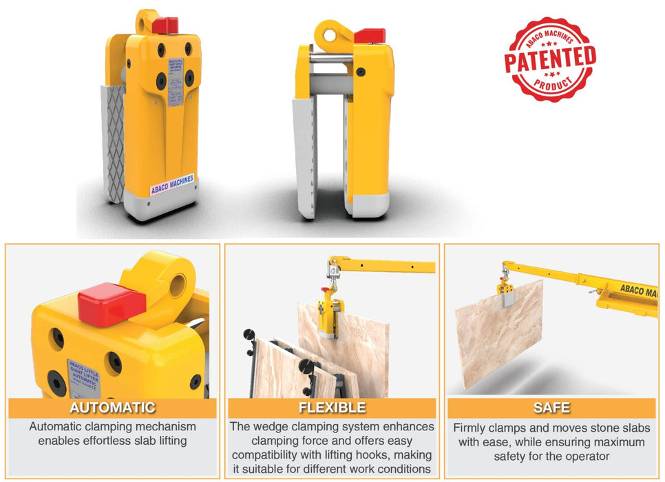 Abaco Little Giant Lifter Automatic – Automatic Stone Slab Lifting Clamp