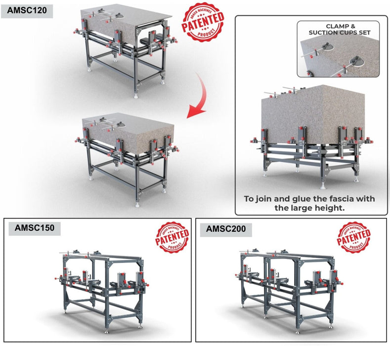 Abaco Miter Set Clamp AMSC – Stone Slab Miter Join Tool