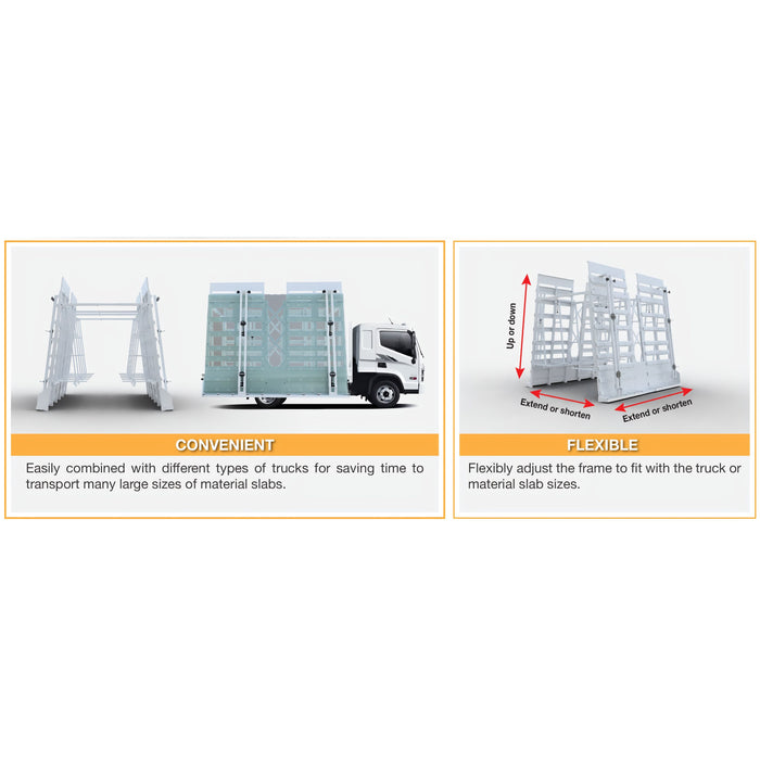 Abaco Multi Adjustable Dropside Truck A-Frame – AMDST9076, Customizable Width & Height