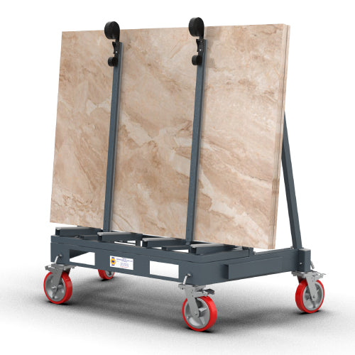 Abaco Nesting Single-Sided Cart – Space-Saving Stone Slab Transport & Handling Cart (NSC6432)