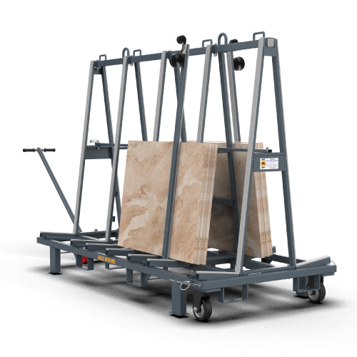 Abaco One Stop A-Frame – Multi-Size Industrial Slab & Glass Transport Rack (OSA Series)
