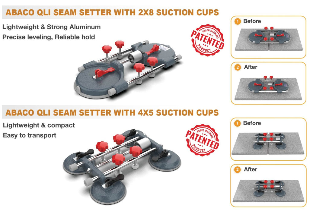 Abaco Machines USA Qli Seam Setter With Suction Cups -AQSSW