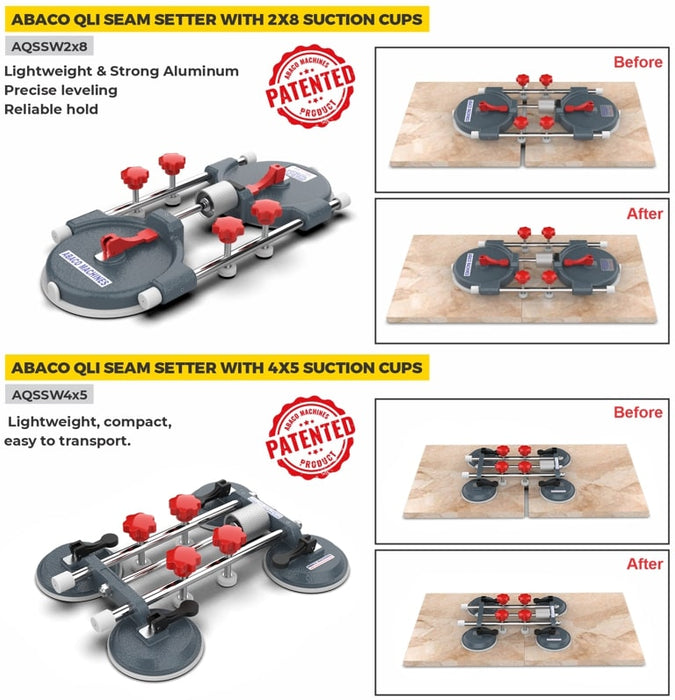 Abaco Machines USA Qli Seam Setter With Suction Cups -AQSSW
