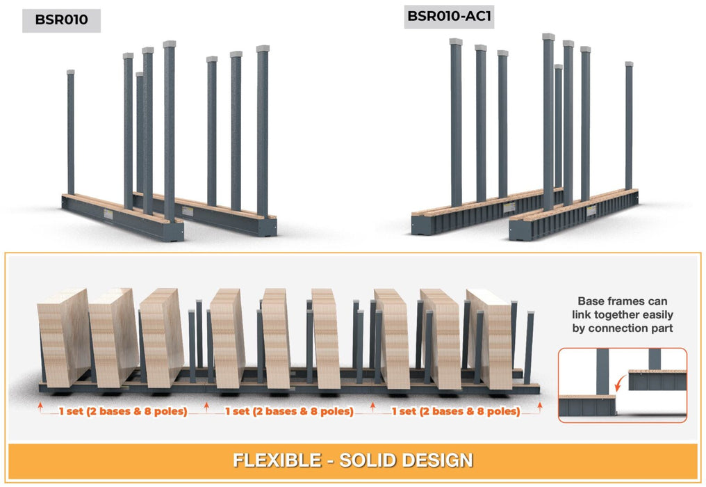 Abaco Remnant Slab Rack RES – Heavy-Duty Stone & Slab Storage Rack