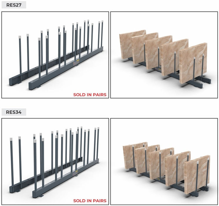 Abaco Remnant Slab Rack RES – Heavy-Duty Stone & Slab Storage Rack