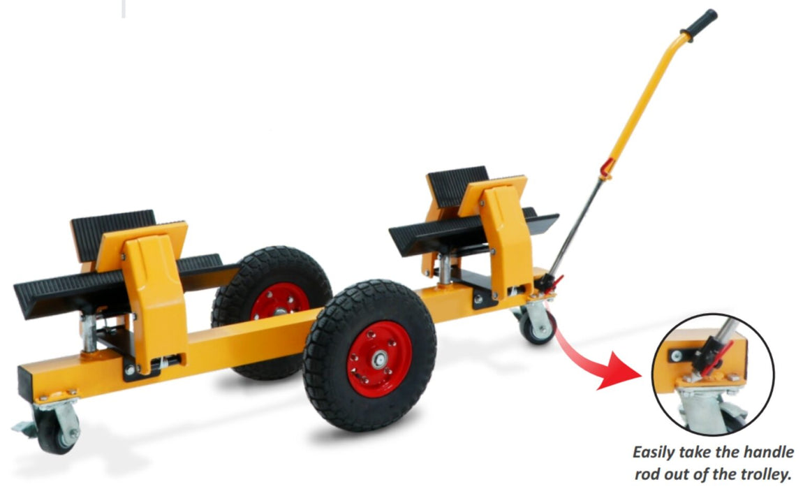 Abaco Self-Locking Trolley – Heavy-Duty Stone & Slab Transport Trolley (SLT13M6)