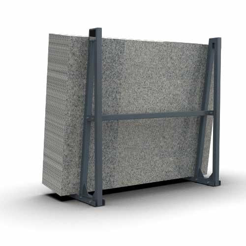 Abaco Single-Sided Truck A-Frame SSTAF060 – Compact Steel Slab Storage & Transport Rack