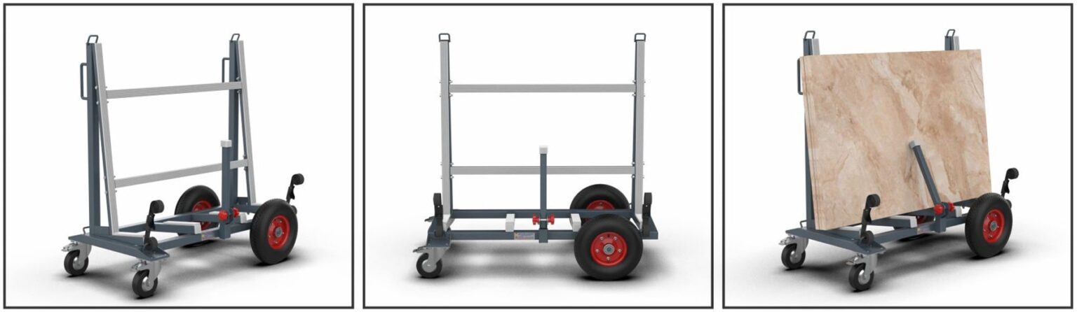 Abaco Smart Slab Buggy – Heavy-Duty Stone & Material Transport Buggy (ASSBG4736P / ASSBG4736S)