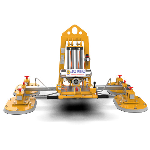 Abaco Stone Vacuum Lifter – SVL100 (1,000 kg / 2,200 lb, 0°–90° Tilt, 4 Pads)