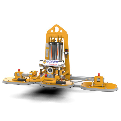 Abaco Stone Vacuum Lifter – SVL75 (750 kg / 1,650 lb, 0°–90° Tilt, 3 Pads)