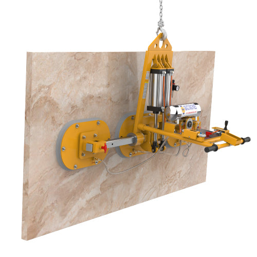 Abaco Stone Vacuum Lifter – SVL75 (750 kg / 1,650 lb, 0°–90° Tilt, 3 Pads)