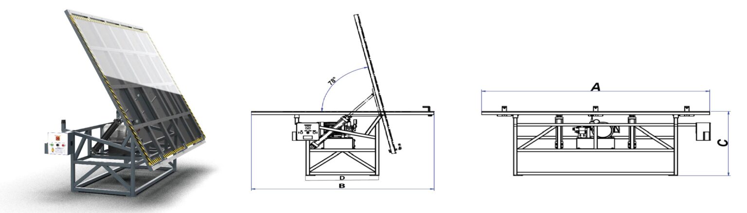 Abaco Tilt Glass Cutting Table – TGCT9878
