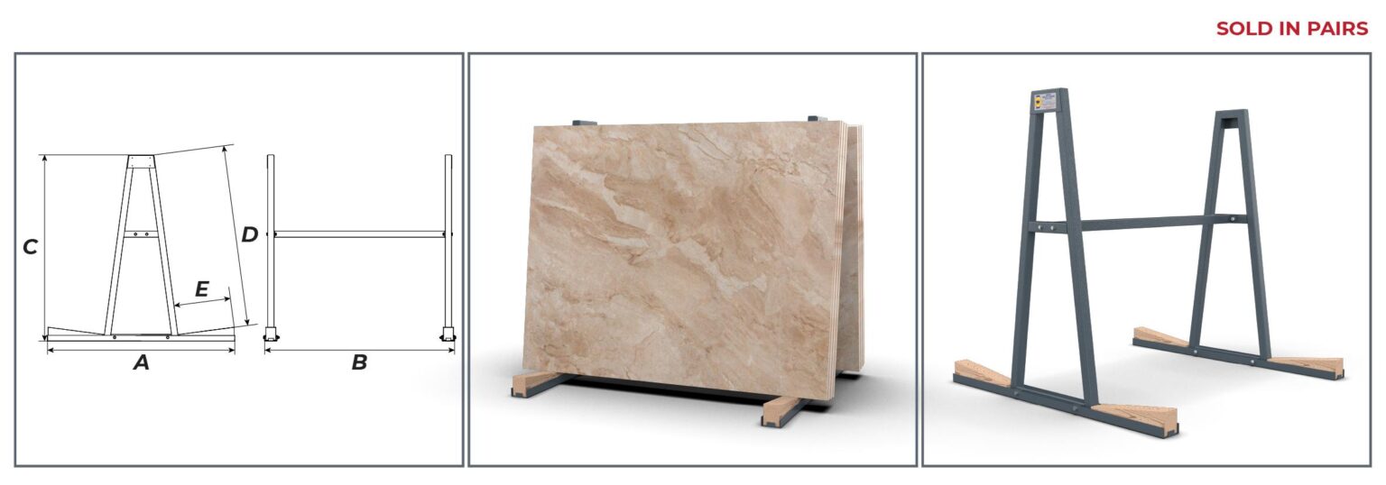 Abaco Truck A-Frame TAF060 / ETAF060 – Industrial Stone Slab Storage Solution