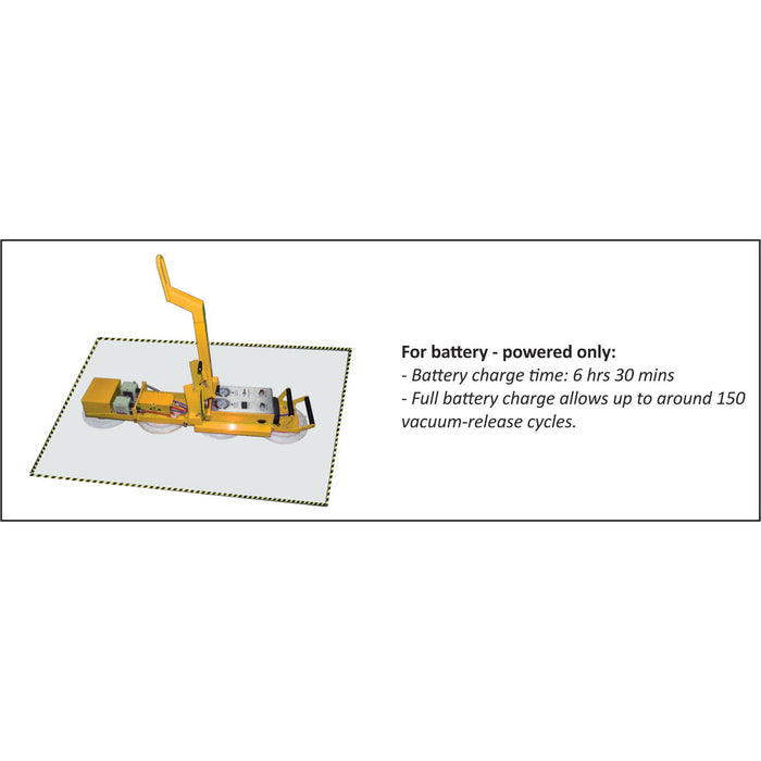 Abaco Vacuum Lifter – DVL400, 400 kg (880 lb), 180° Rotate & 90° Tilt