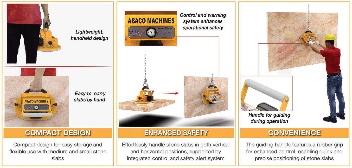 Abaco Vacuum Multilift Pro AVMP250-M2 | Dual-Pad Vacuum Lifter