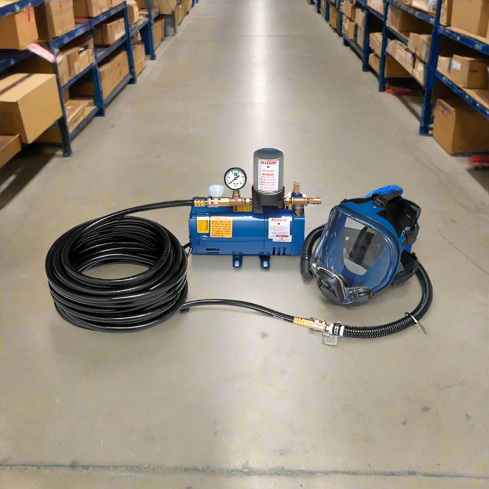 Full Mask System | 50' Hose | 1/4 HP | Allegro 9200-01