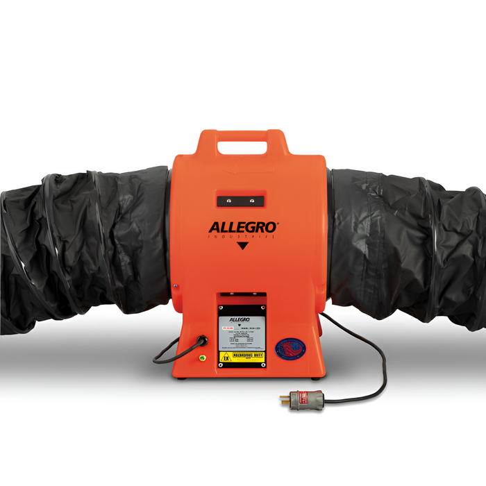 Plastic Blower | 12'' | Axial Explosion-Proof | Inline Booster | Allegro