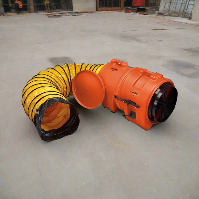 Blower with Canister & Ducting | 16'' | Axial DC Plastic| Allegro
