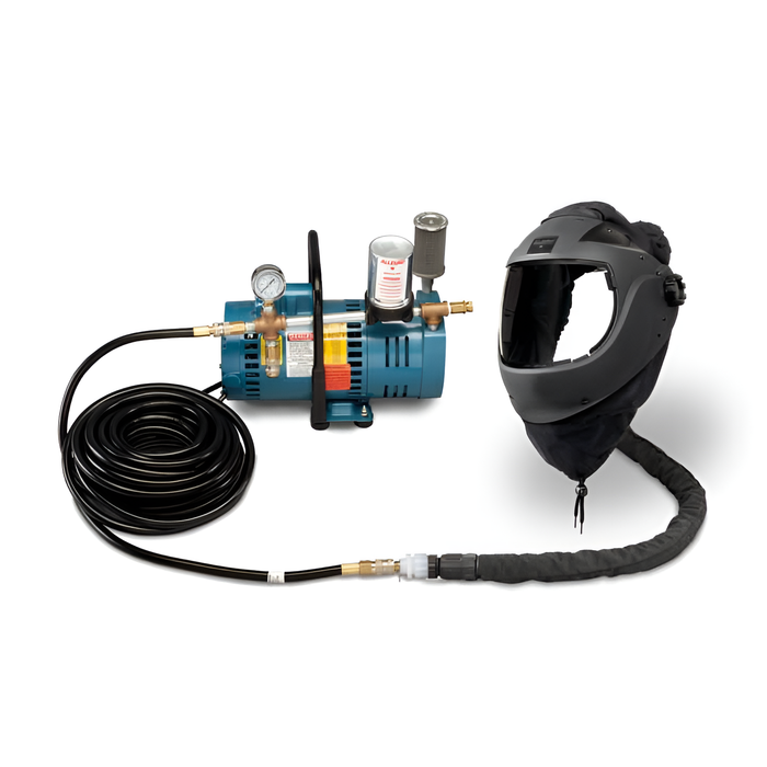 EZ Air Flex Grinding Air Shield SAR System | 50' Hose | Allegro