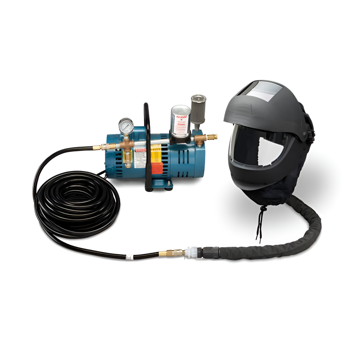 EZ Air Flex Grinding/Welding Air Shield SAR System | 50' Hose | Allegro